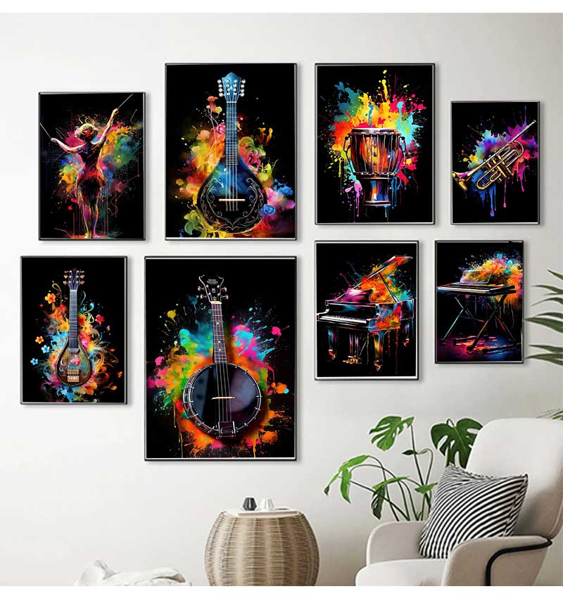 Resin Art Studio - Tableaux de peinture diamant classiques sur