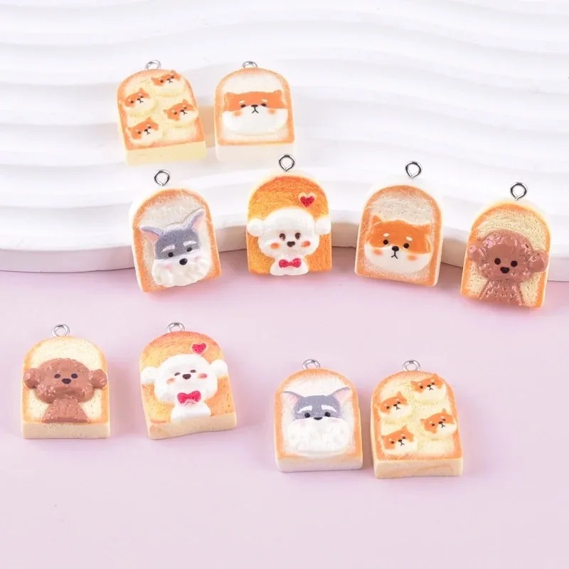 Resin Art And Decor - 10 pendentifs en résine en forme