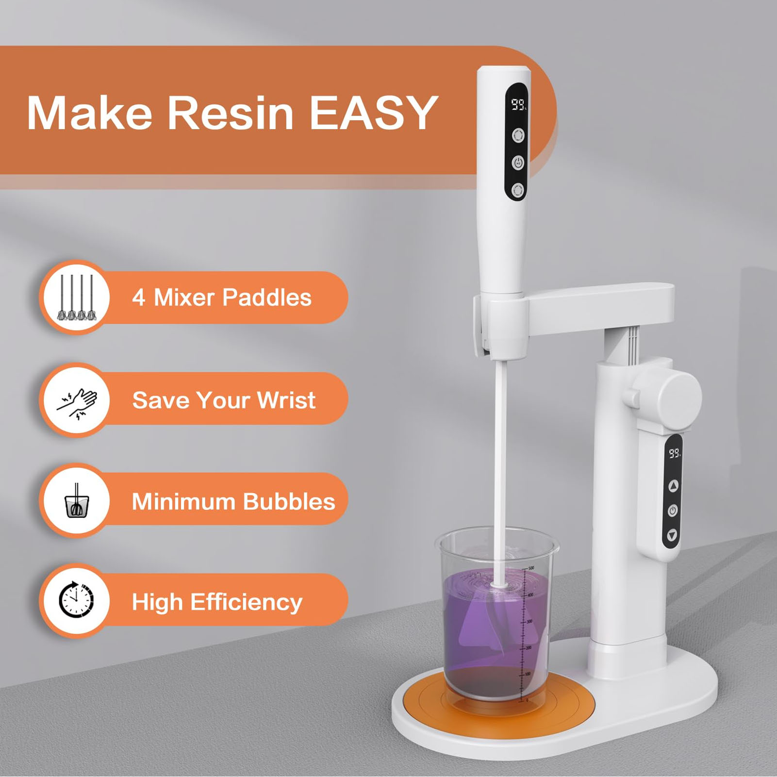 Resin Art Machine - Agitateur de résine électrique mélangeur de