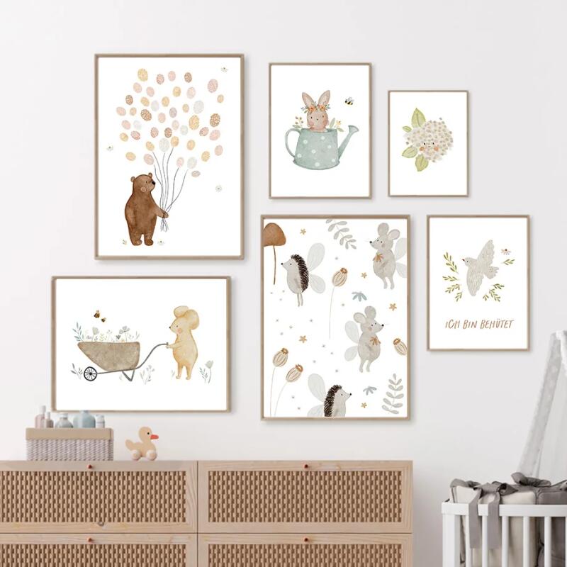 Resin Art Flowers - Affiches et impressions de style bohème