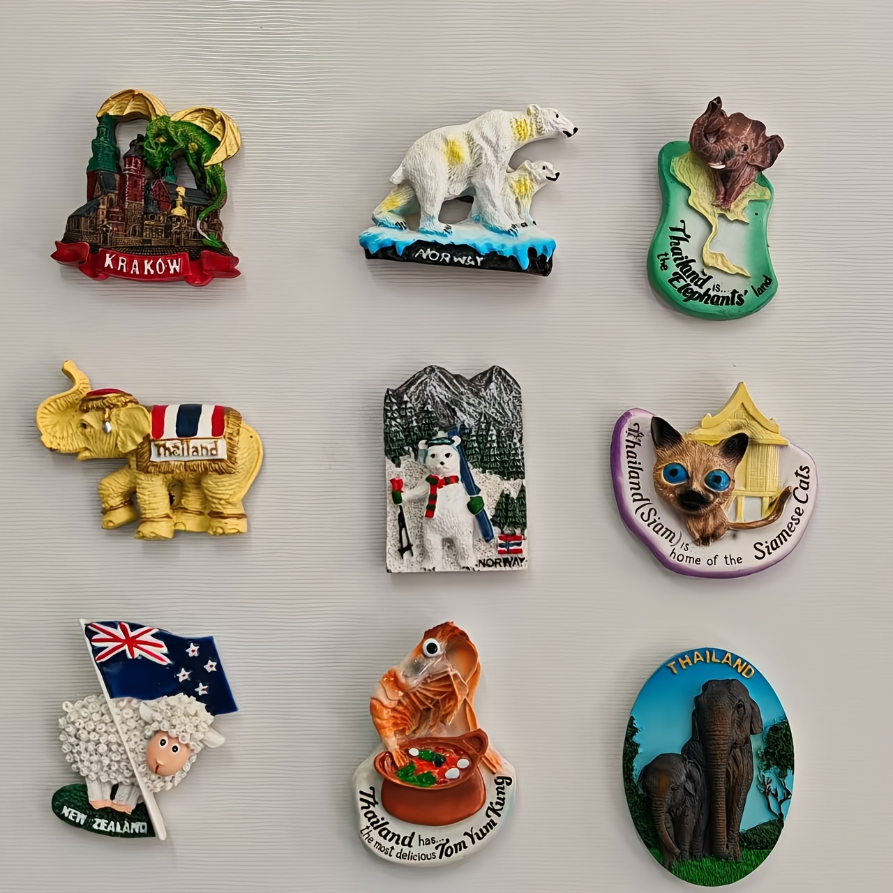 Resin Art New Zealand - Aimants de réfrigérateur d'art en résine