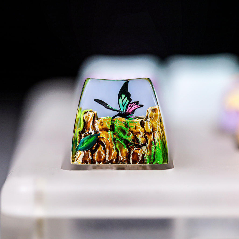 Resin Art And Decor - Capuchons de clavier en résine Organisme,