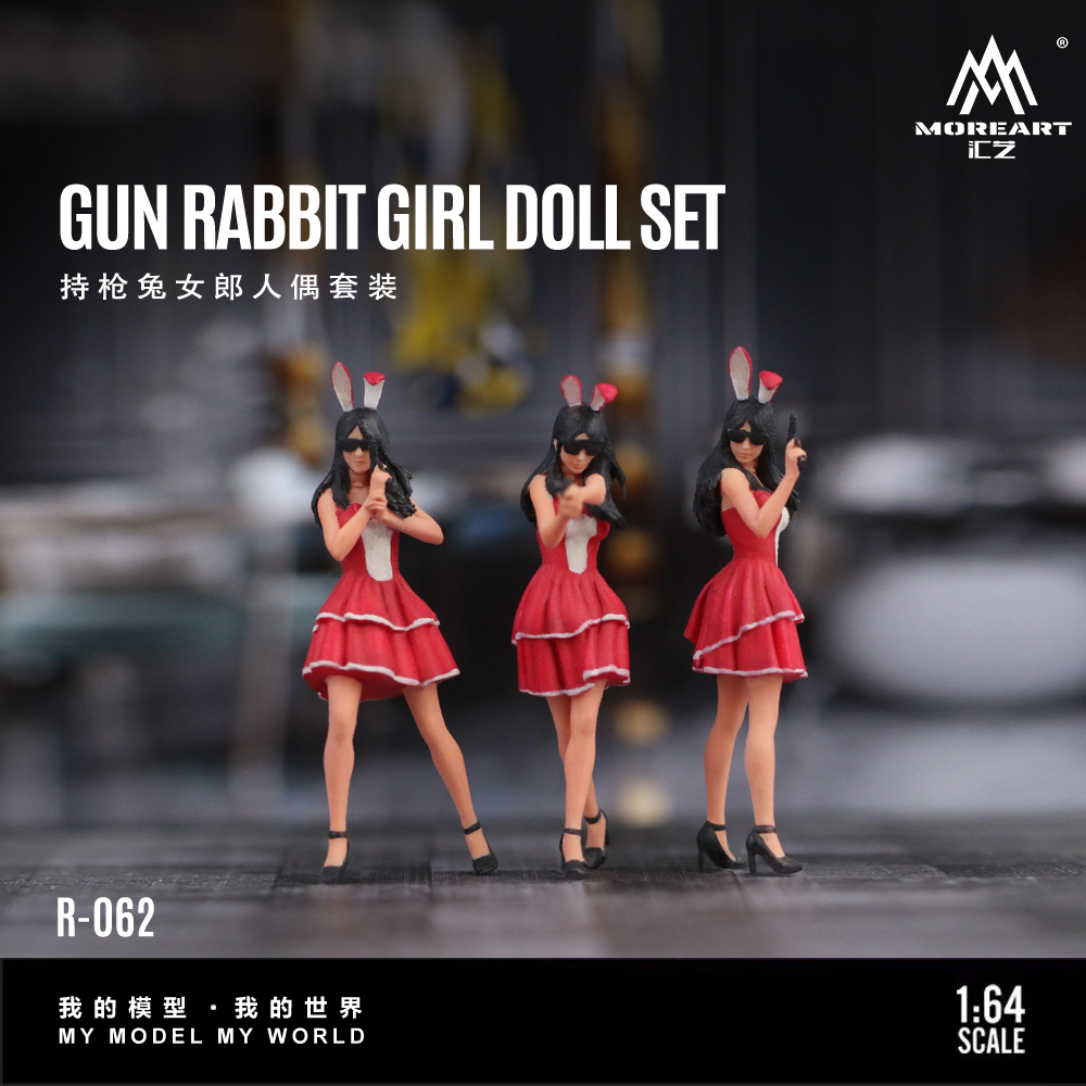 Resin Art And Decor - Plus d'art 1:64 le lapin fille