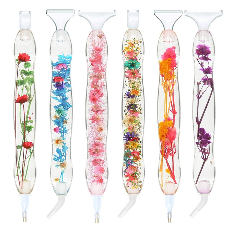 Resin Art Flowers - 1 ensemble de stylos de peinture