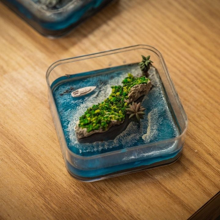 Micro-île des îles Faroe artis - Resin Art Ideas avis et prix