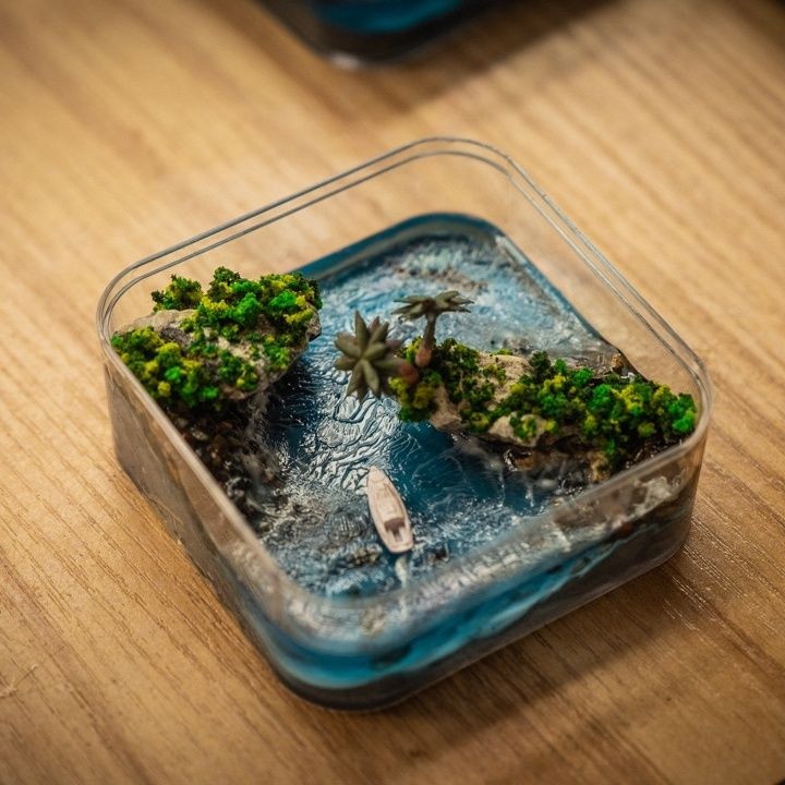 Micro-île des îles Faroe artis - Resin Art Ideas avis et prix