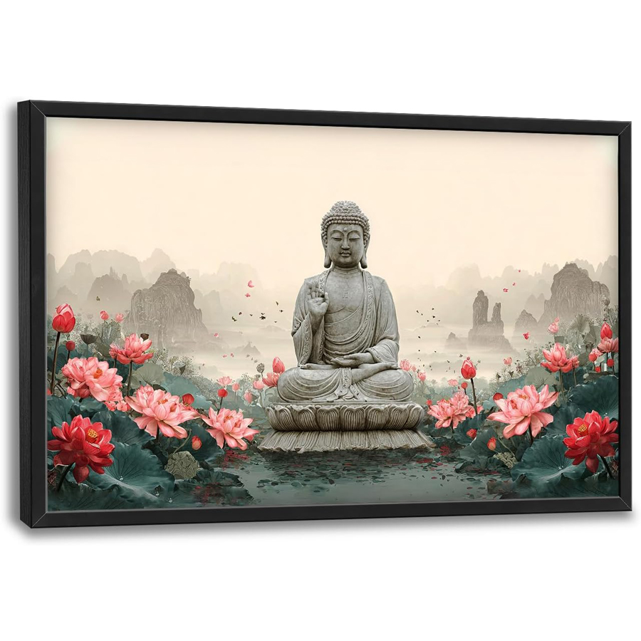 Grande statue de Bouddha, mosa - Resin Art Studio avis et prix