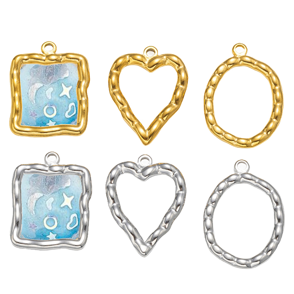 Pendentifs ronds en forme de c - Resin Art And Decor avis et prix