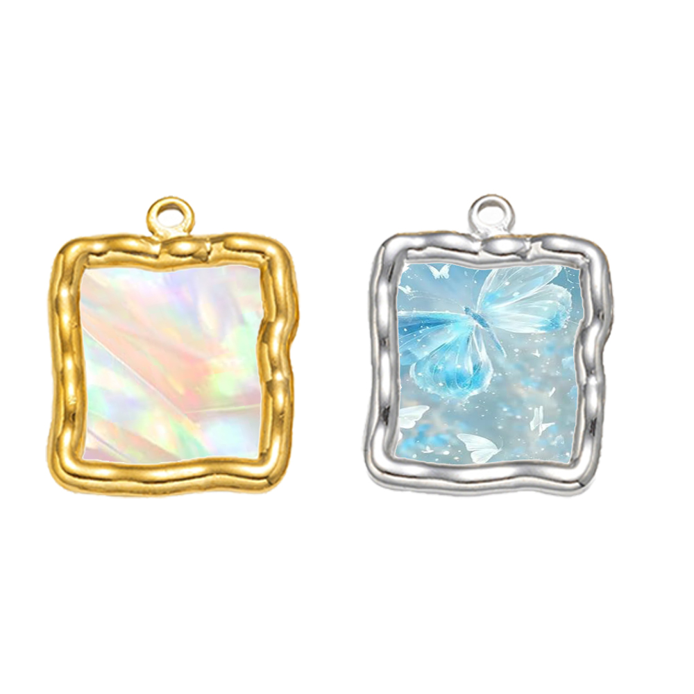 Pendentifs ronds en forme de c - Resin Art And Decor avis et prix