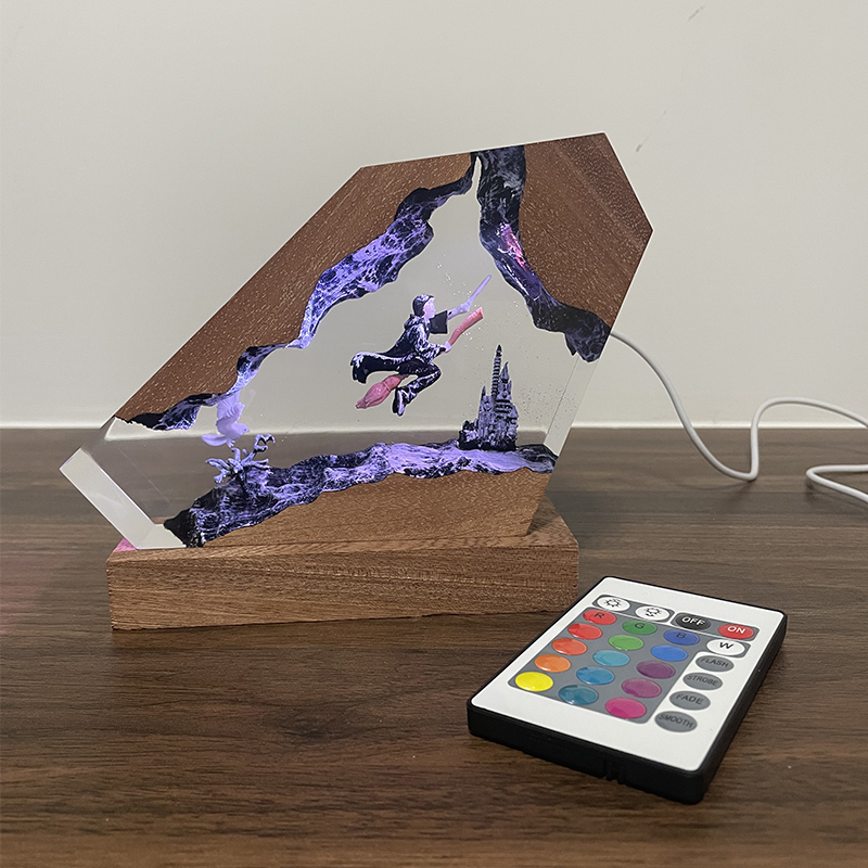 Lampe en résine de bois époxy, - Resin Artist avis et prix