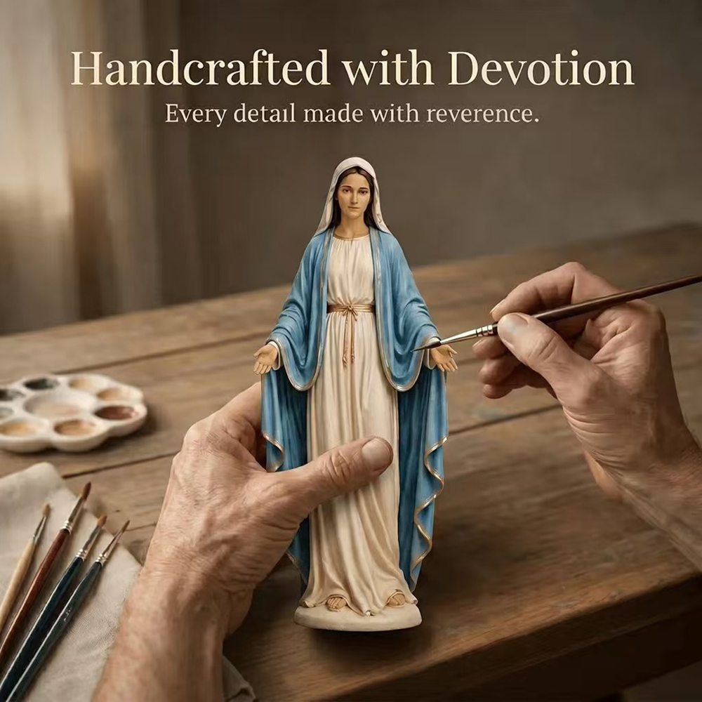 Figurine de la Vierge Marie po - Resin Art Mary avis et prix