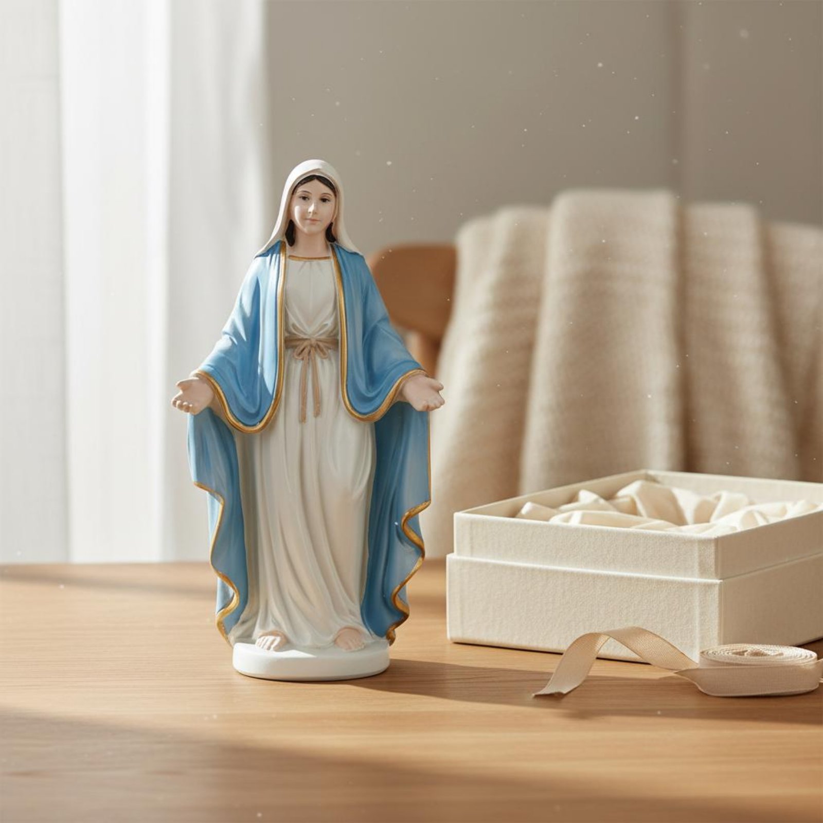 Statue en résine féminine, édi - Resin Art Mary avis et prix