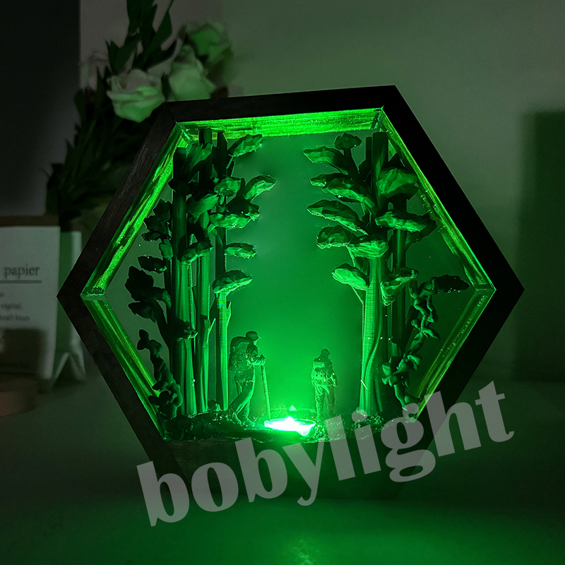 Lampe de table en résine en fo - Resin Artist avis et prix