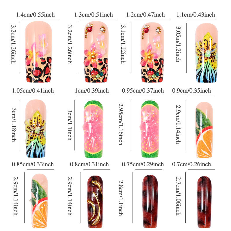 24 faux ongles à presser fabri - Resin Art Machine avis et prix