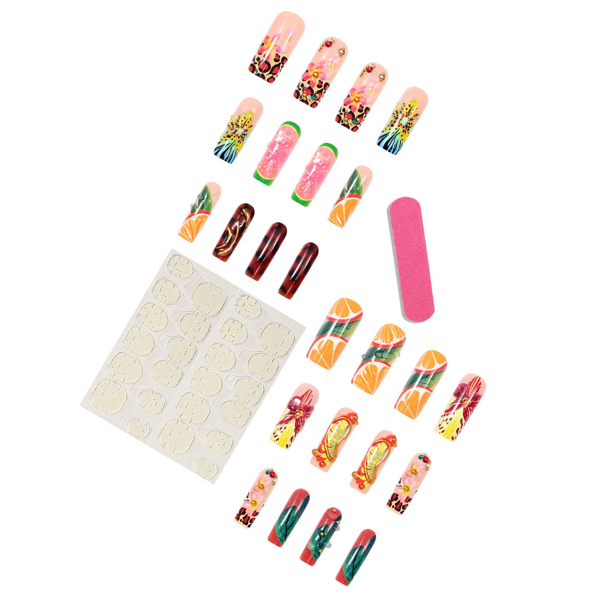24 faux ongles à presser fabri - Resin Art Machine avis et prix