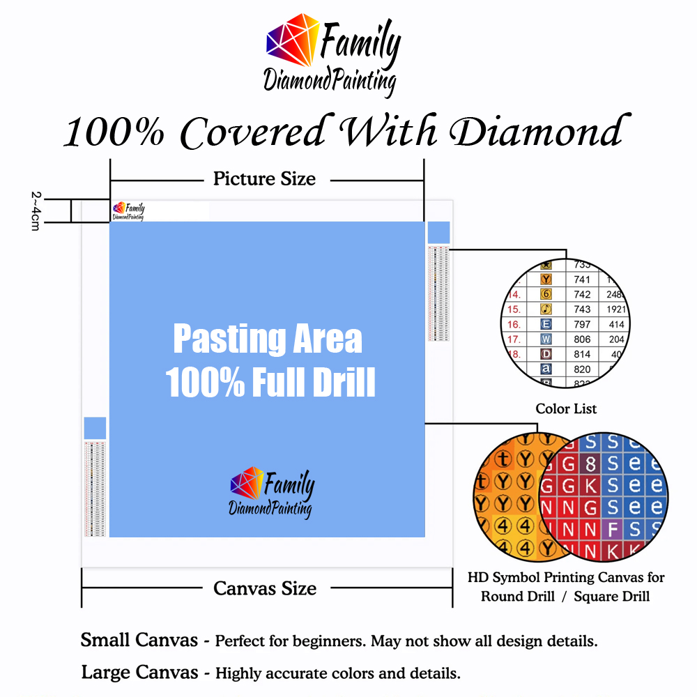 Diamant peinture famille plein - Resin Art Kits avis et prix