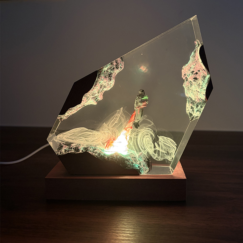 Lampe de Table en Résine Organ - Resin Art And Decor avis et prix