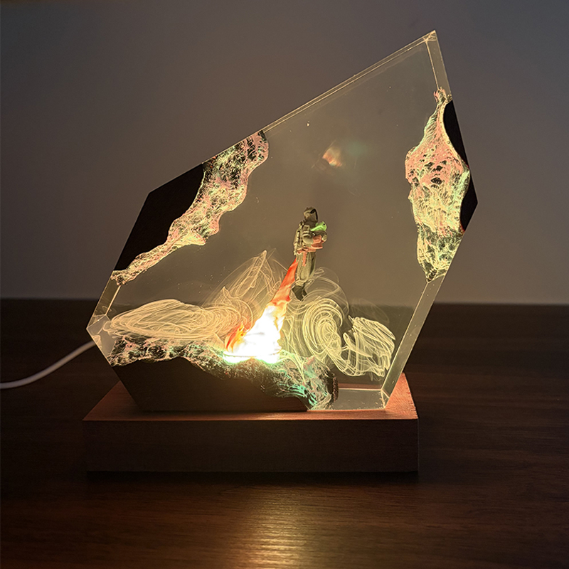 Lampe de Table en Résine Organ - Resin Art And Decor avis et prix