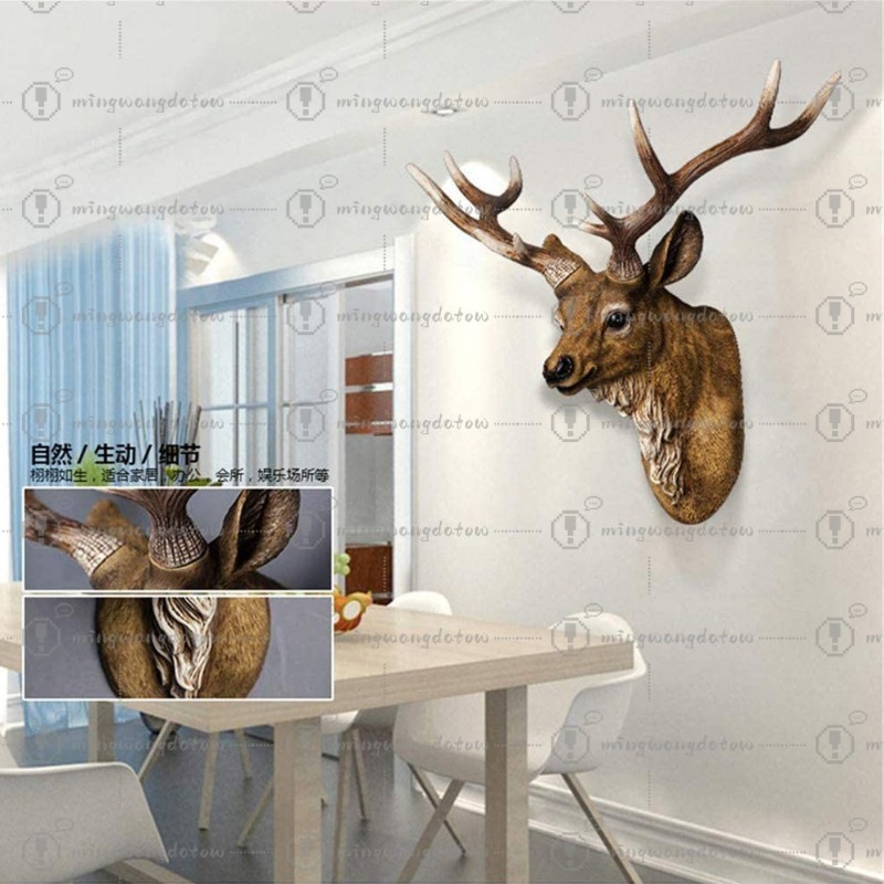 Tête de cerf artificielle de 1 - Resin Art And Decor avis et prix