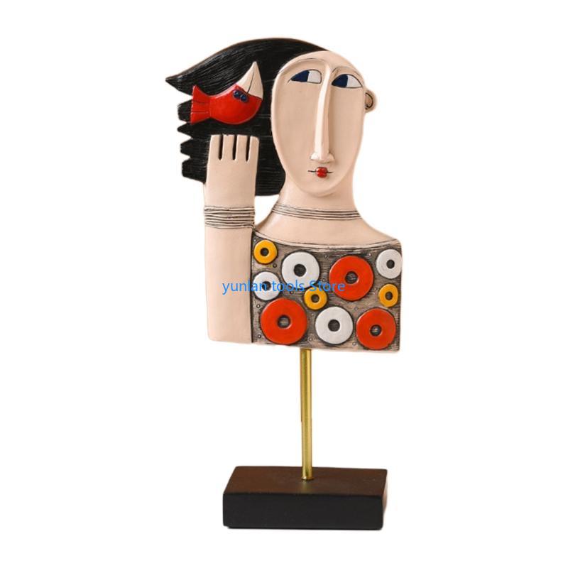 50 face art statue Sculpture R - Resin Art Studio avis et prix