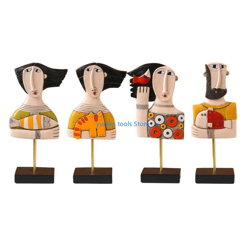 50 face art statue Sculpture R - Resin Art Studio avis et prix