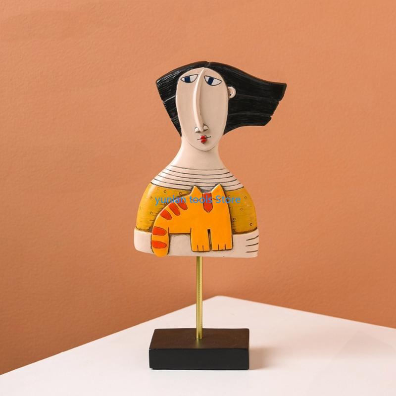 50 face art statue Sculpture R - Resin Art Studio avis et prix