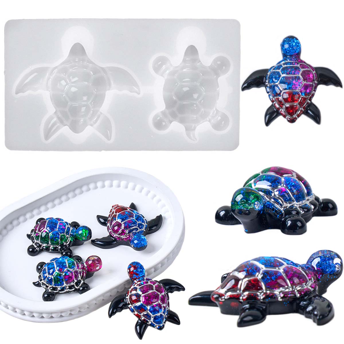 Porte-clés tortue de mer 3D, m - Silicone Mold Ocean avis et prix