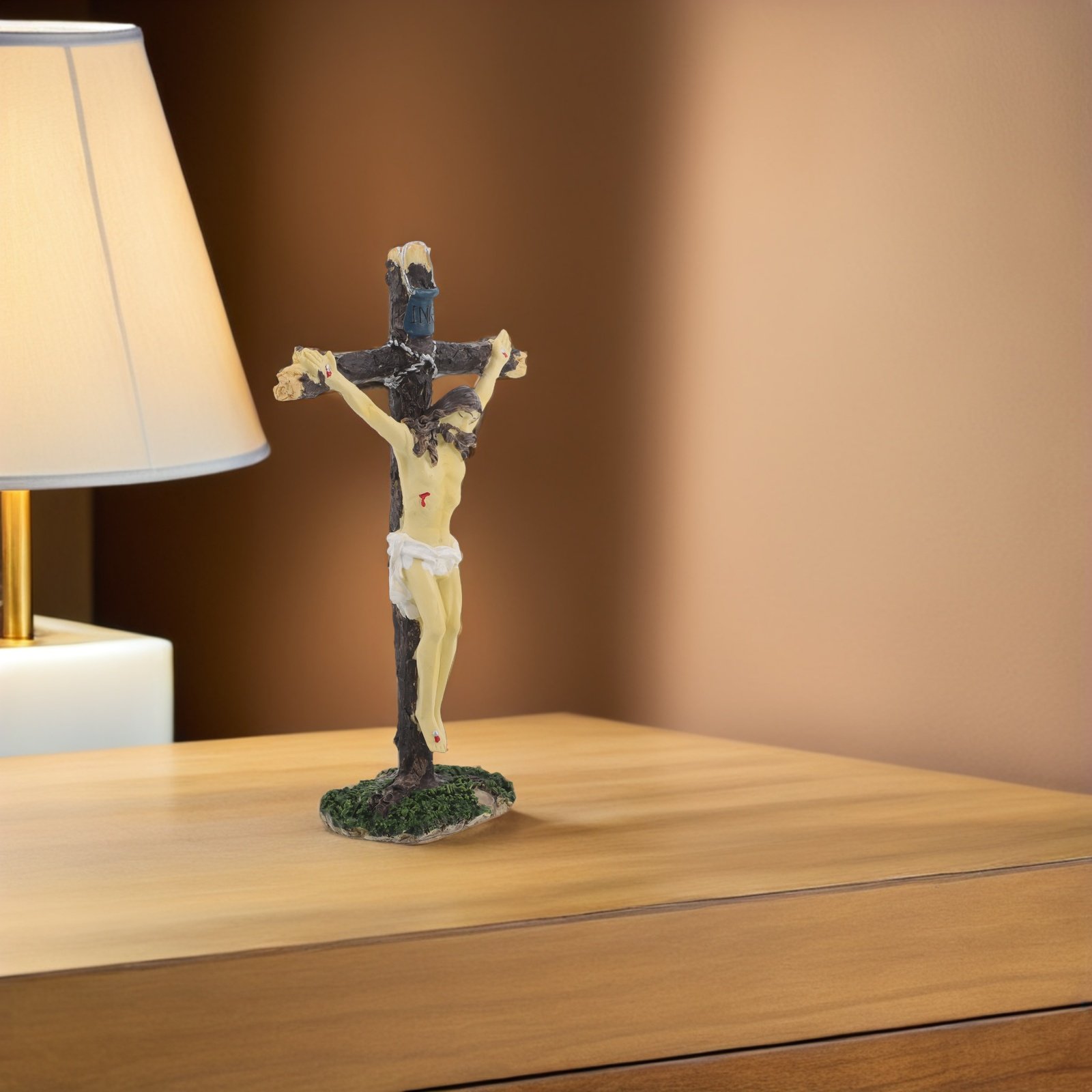 Sculpture de Jésus sur croix e - Resin Artist avis et prix